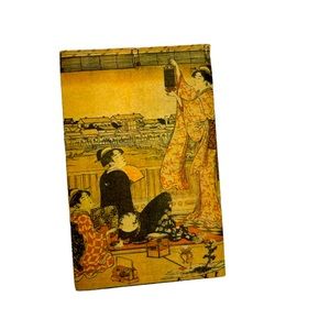 Zemliya Japanese Paper Mirror with Comb